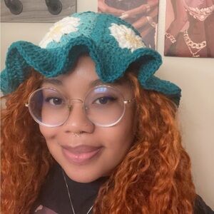 Crochet Flower Bucket Hat